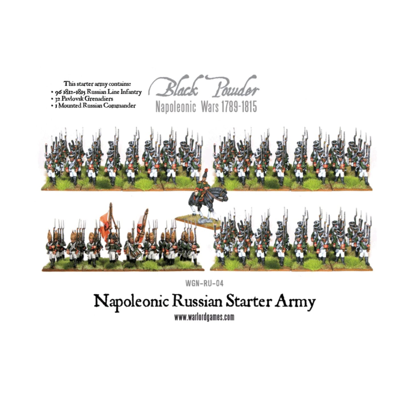 Black Powder - Napoleonic Russian Starter Army - 28mm Scale - Warlord Games