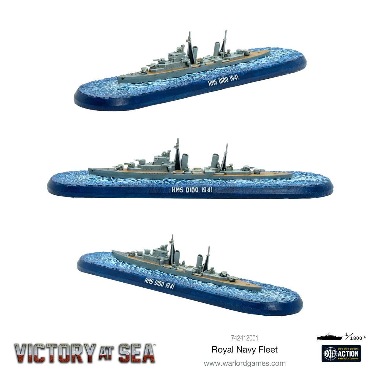 Victory at Sea - Royal Navy Fleet Box - Warlord Games