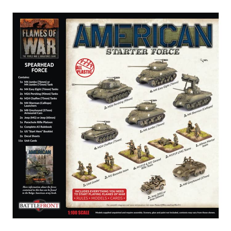Flames of War - Bulge : American Spearhead Force - Starter Force - USAB11