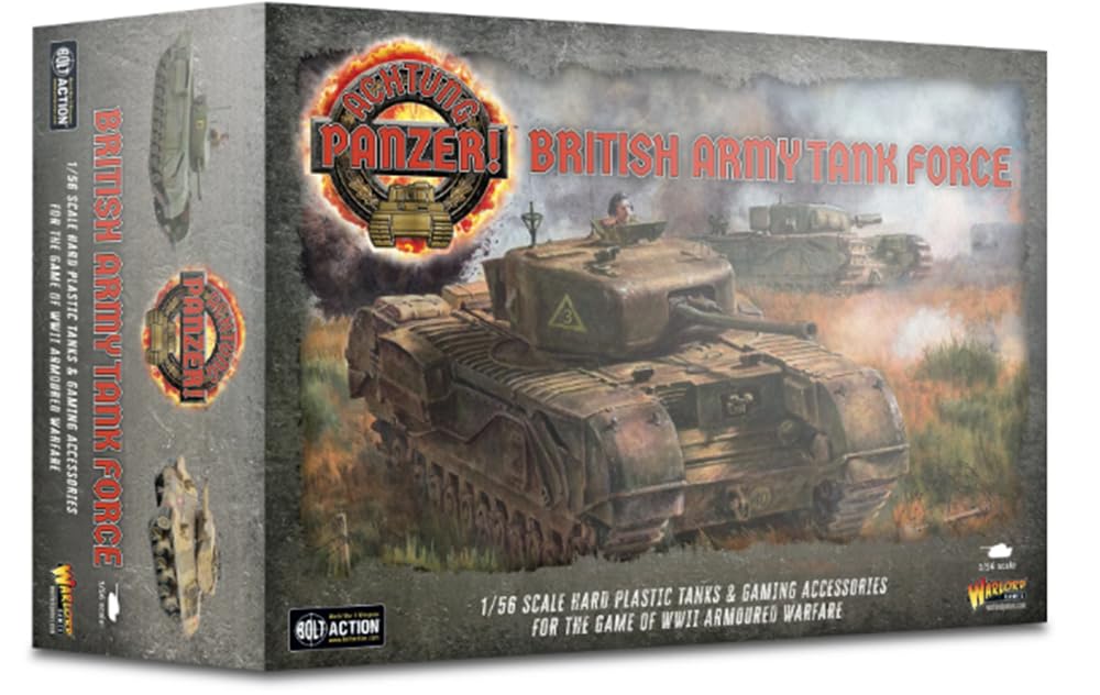 Achtung Panzer! British Tank Force - Bolt Action 28mm Scale - Warlord Games