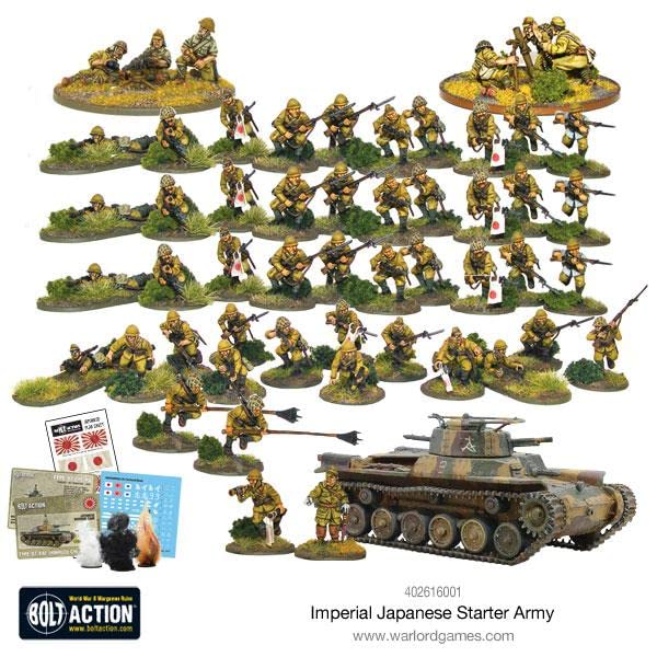 Bolt Action - Banzai! Japanese Starter Army - 28mm Scale - Warlord Games