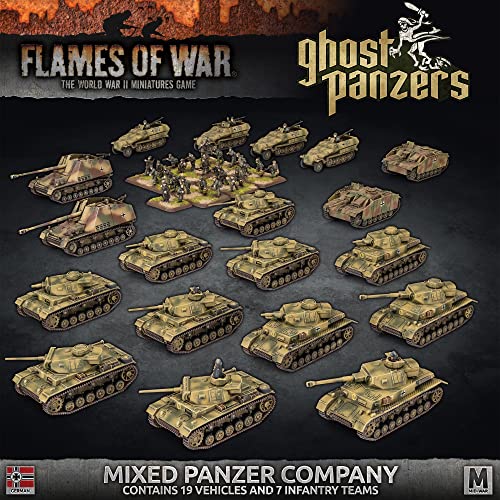 Flames of War - German Ghost Panzers Mixed Panzer Company - GEAB24