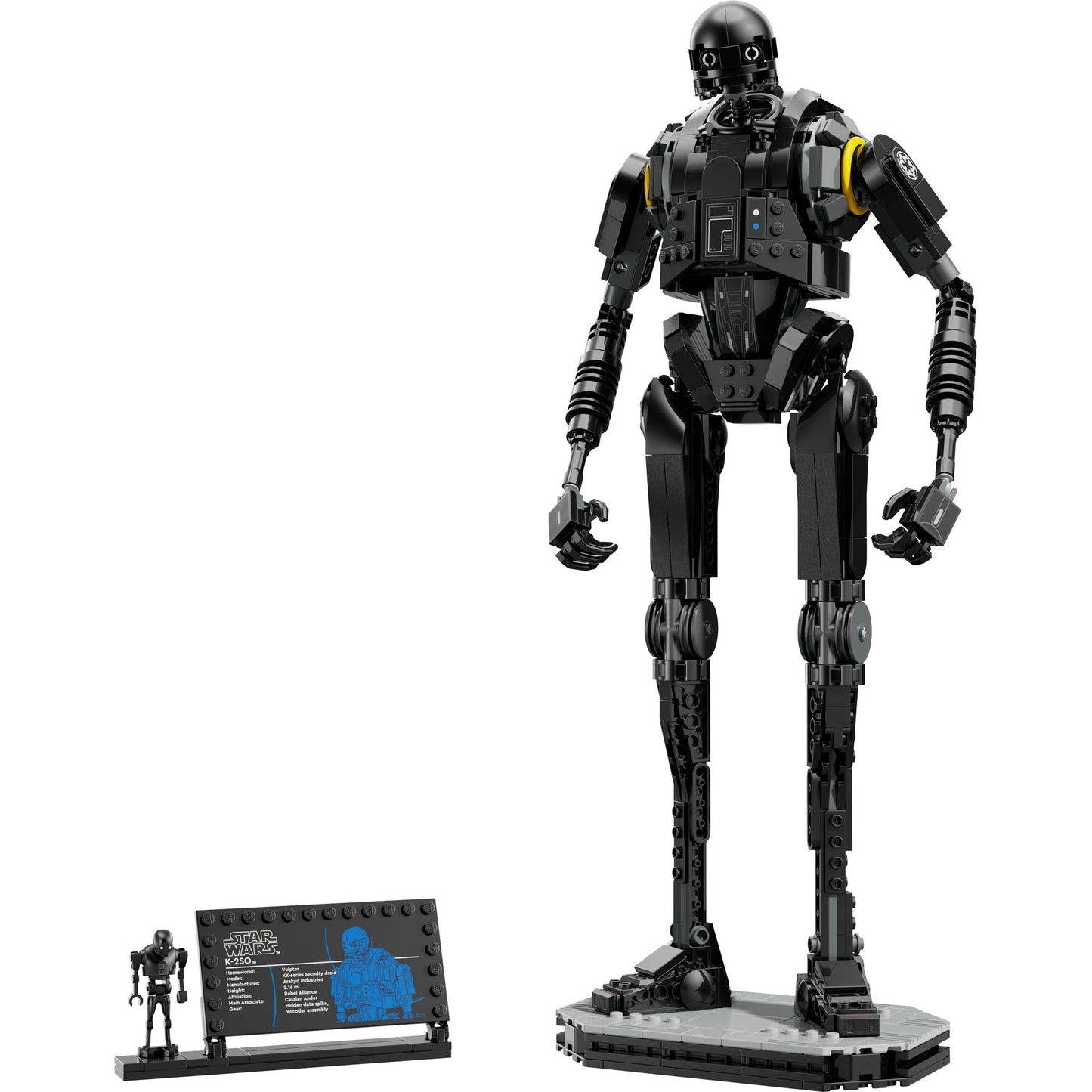 LEGO Star Wars 75434 K-2SO Security Droid Figure - Posable Play Age 10+ & Display