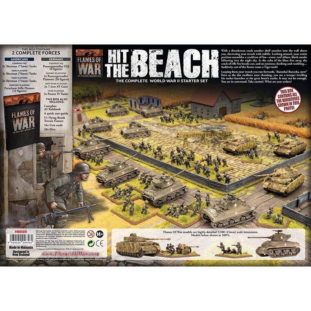 Flames of War - Hit The Beach - The Complete World War II Starter Set