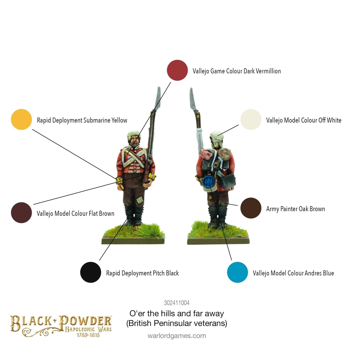 Black Powder - O'er The Hills And Far Away (British Peninsular Veterans) - 28mm Scale - Warlord Games