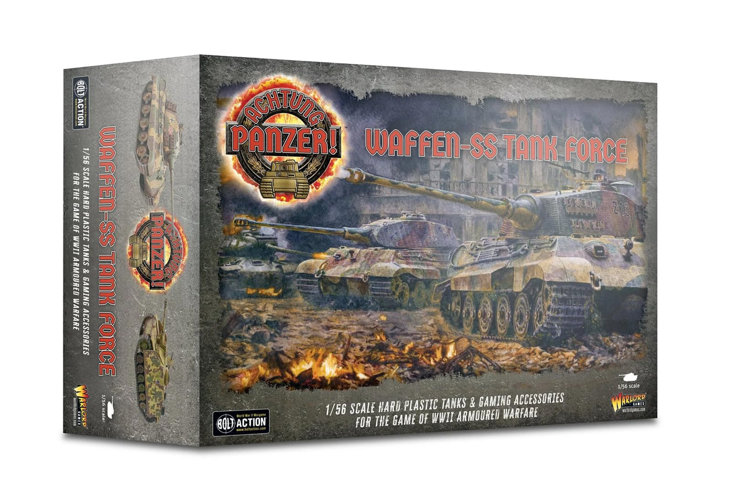Achtung Panzer! German Waffen-SS Tank Force - Bolt Action 28mm Scale - Warlord Games