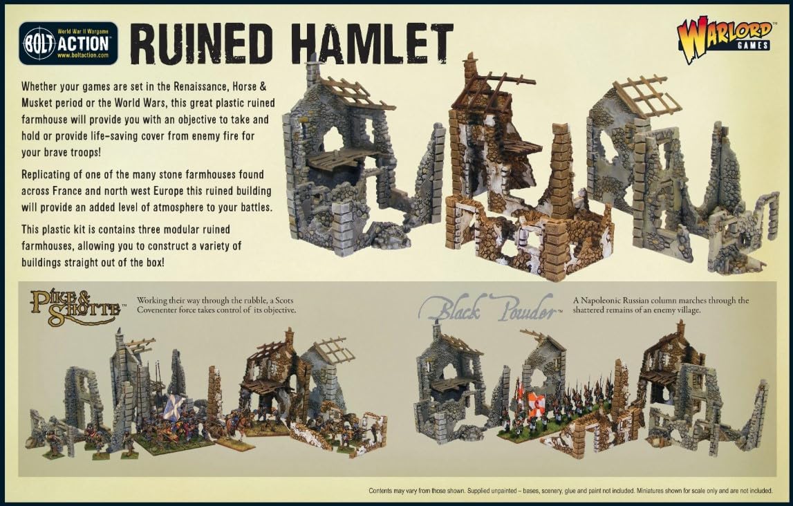 Bolt Action - Ruined Hamlet - Warlord Games