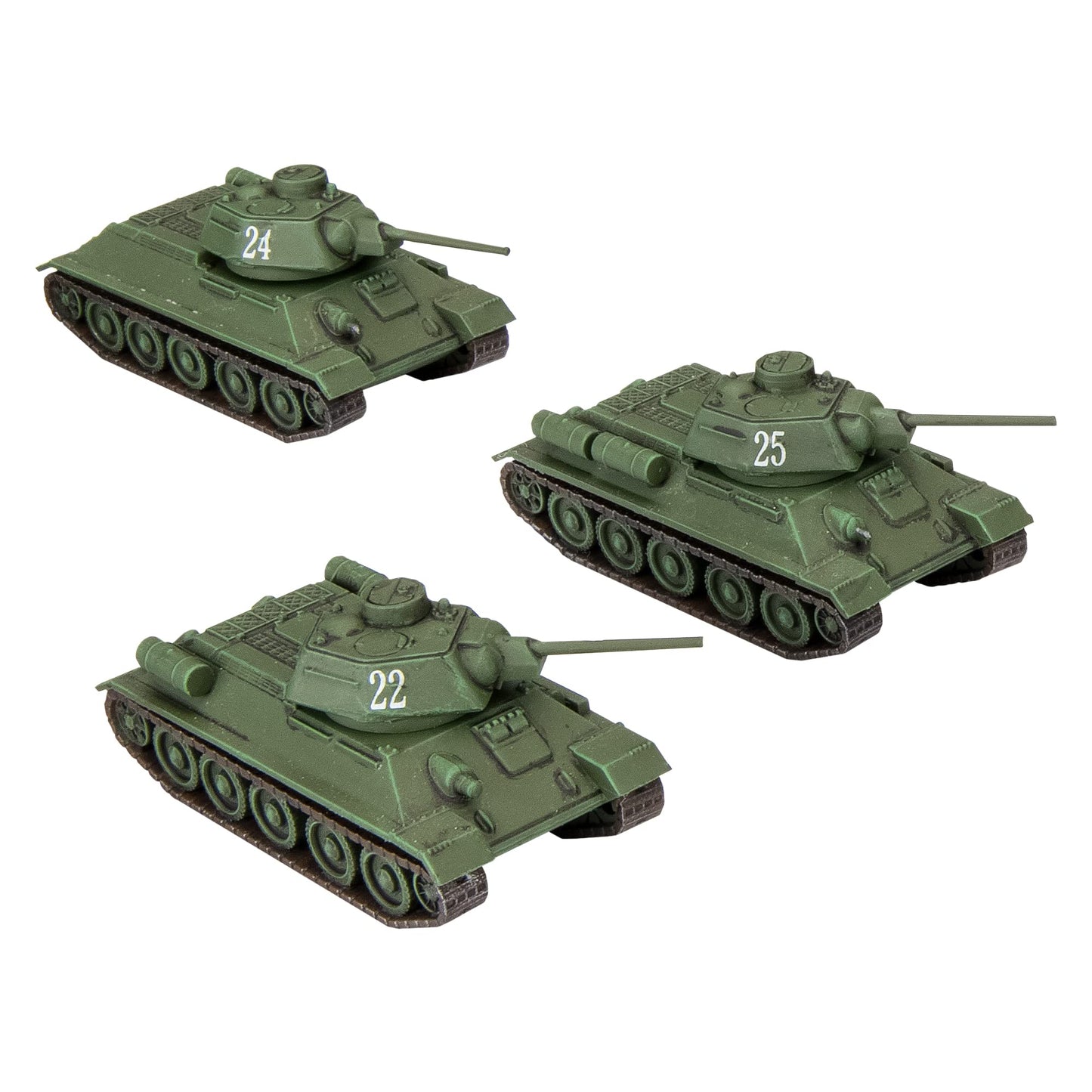 Flames of War - Soviet Red Banner T-34 Tank Battalion Company - SUAB15