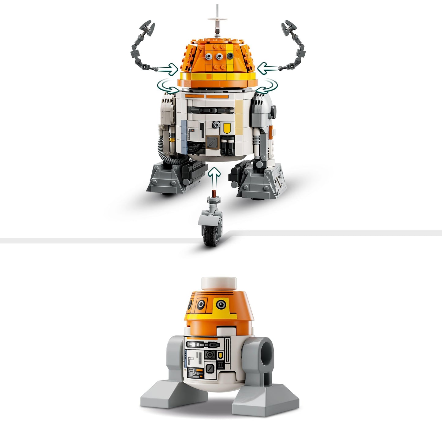 LEGO Star Wars 75416 Chopper (C1-10P) Astromech Droid Figure