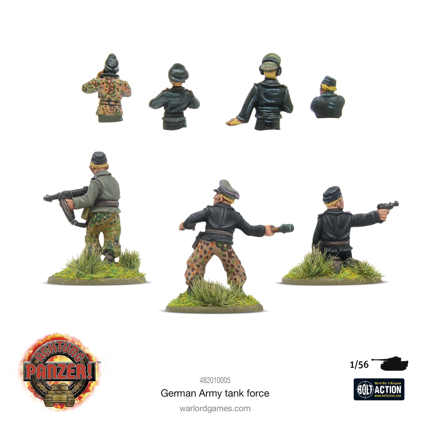 Achtung Panzer! German Army Tank Force - Bolt Action 28mm Scale - Warlord Games