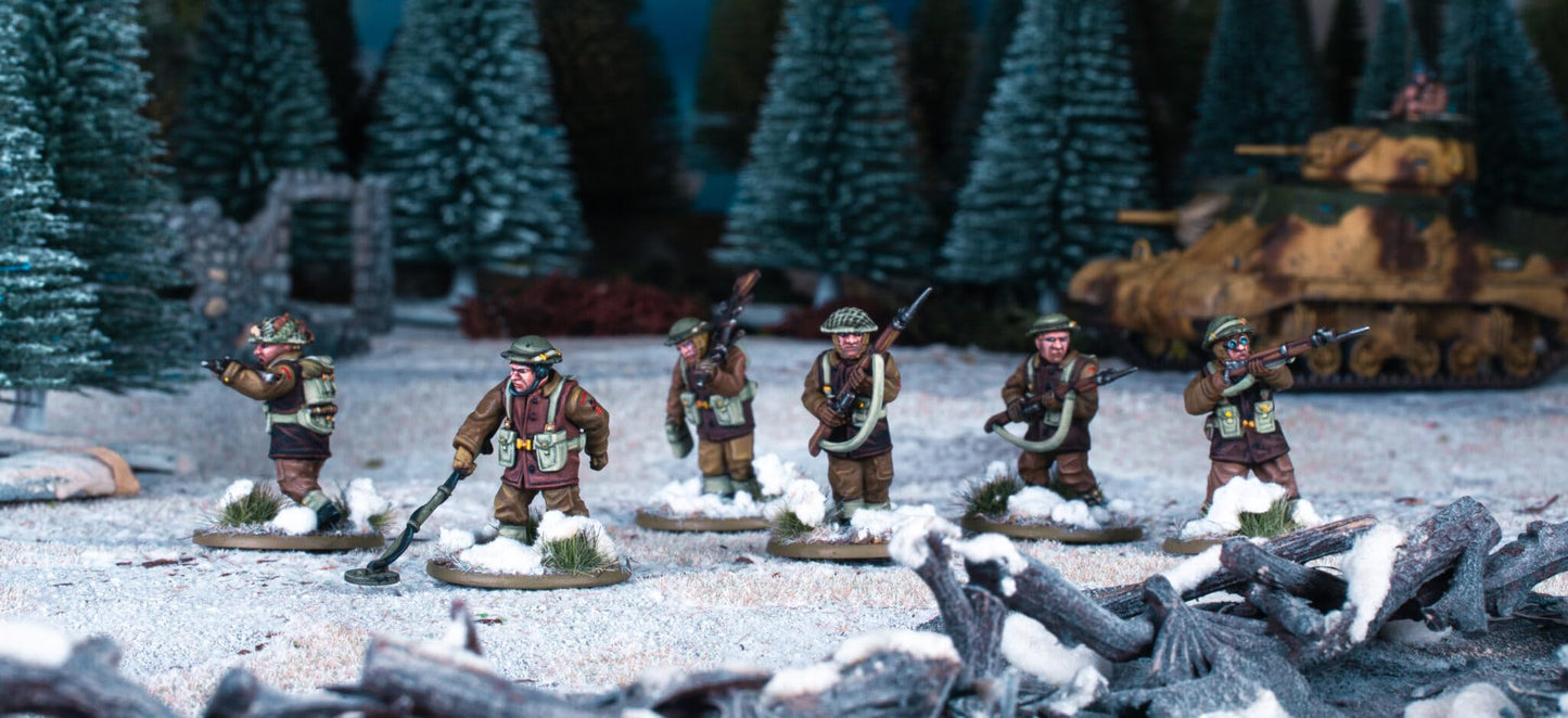 Bolt Action : British & Canadian Infantry (Winter) Platoon - 28mm Scale - Warlord Games