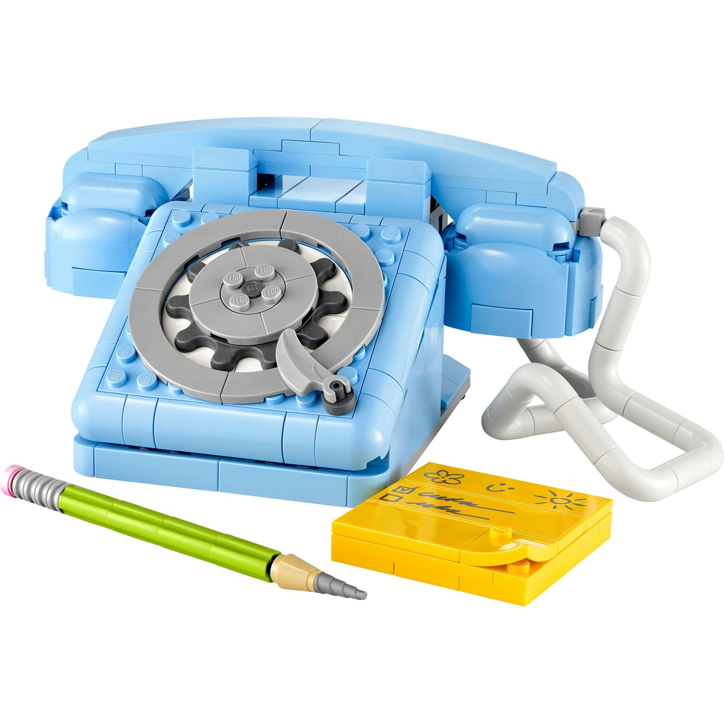 LEGO 31174 Creator 3in1 Retro Telephone Toy with Rotary Dial - Transforms into a 1980s Model or 2 Mobile Phones from the 2000s