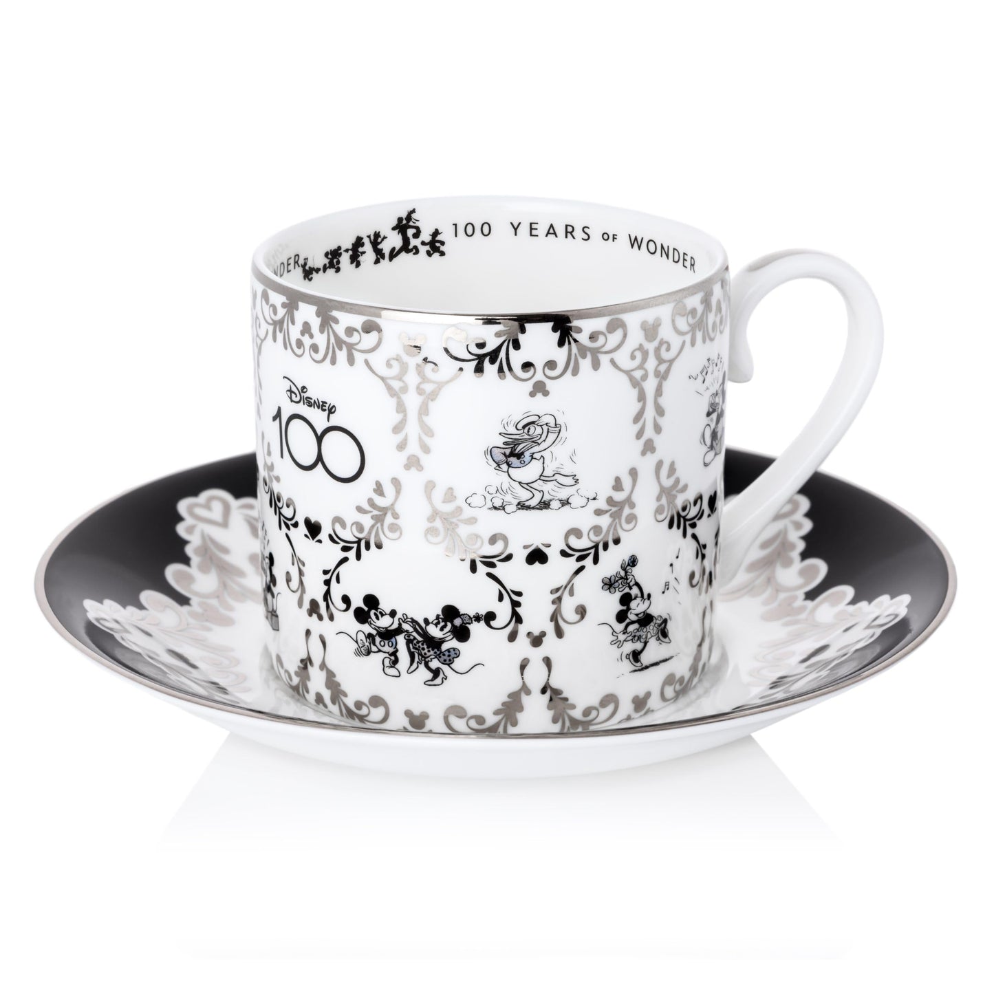 60% OFF RRP! The English Ladies Co - Disney 100 Years Mickey Cup and Saucer - Fine Bone China