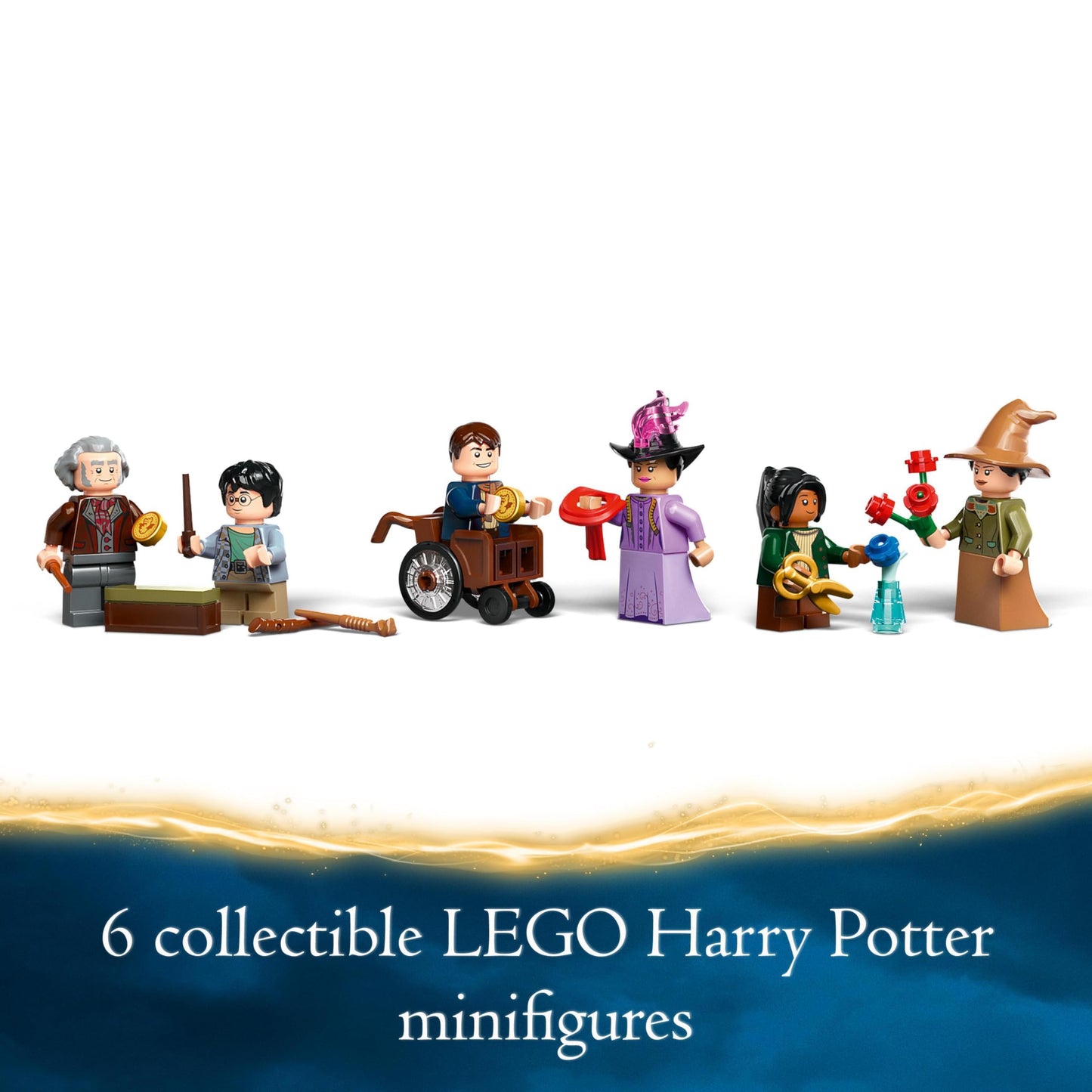 LEGO 76439 Harry Potter Ollivanders & Madam Malkin's Robes Set, Collectible Diagon Alley Wand and Clothes Shop Toys for 8 Plus Year Old Kids, Girls & Boys, with 6 Minifigures, Wizarding World Gifts