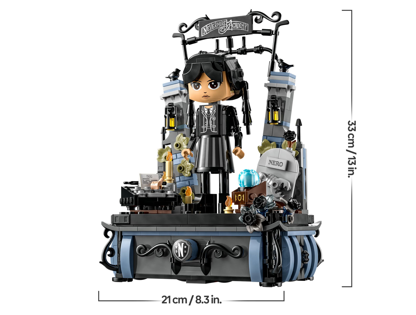 LEGO 76780 Wednesday Addams Figure - Includes 2 Faces & Outfits, plus Classic Character Thing