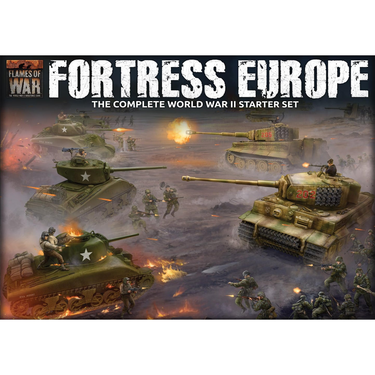 Flames of War - Fortress Europe : Starter Set - Americans v Germans FWBX16