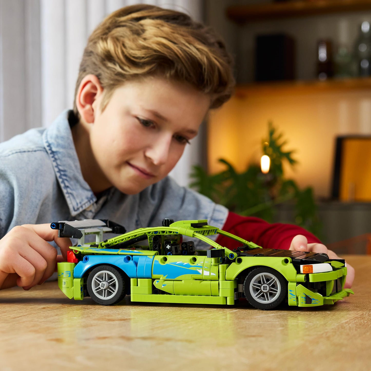 LEGO 42229 Technic Fast and Furious Mitsubishi Eclipse Car Model Kit - Collectible STEM Set incl. Steering & 2 NOS Bottles