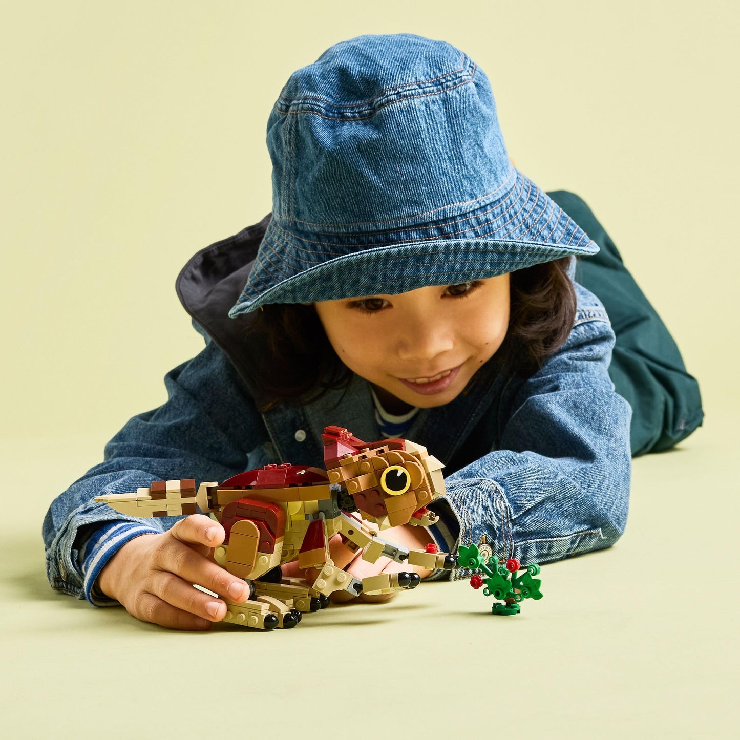 LEGO 76970 Jurassic World Baby Dinosaur Dolores : Aquilops - incl. a Plant with Flowers