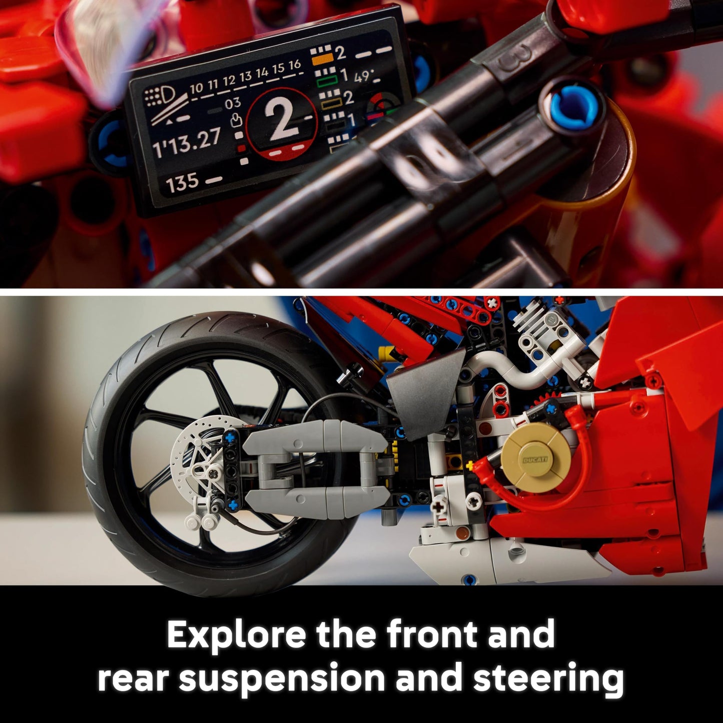LEGO 42202 Technic Ducati Panigale V4 S Motorcycle Model