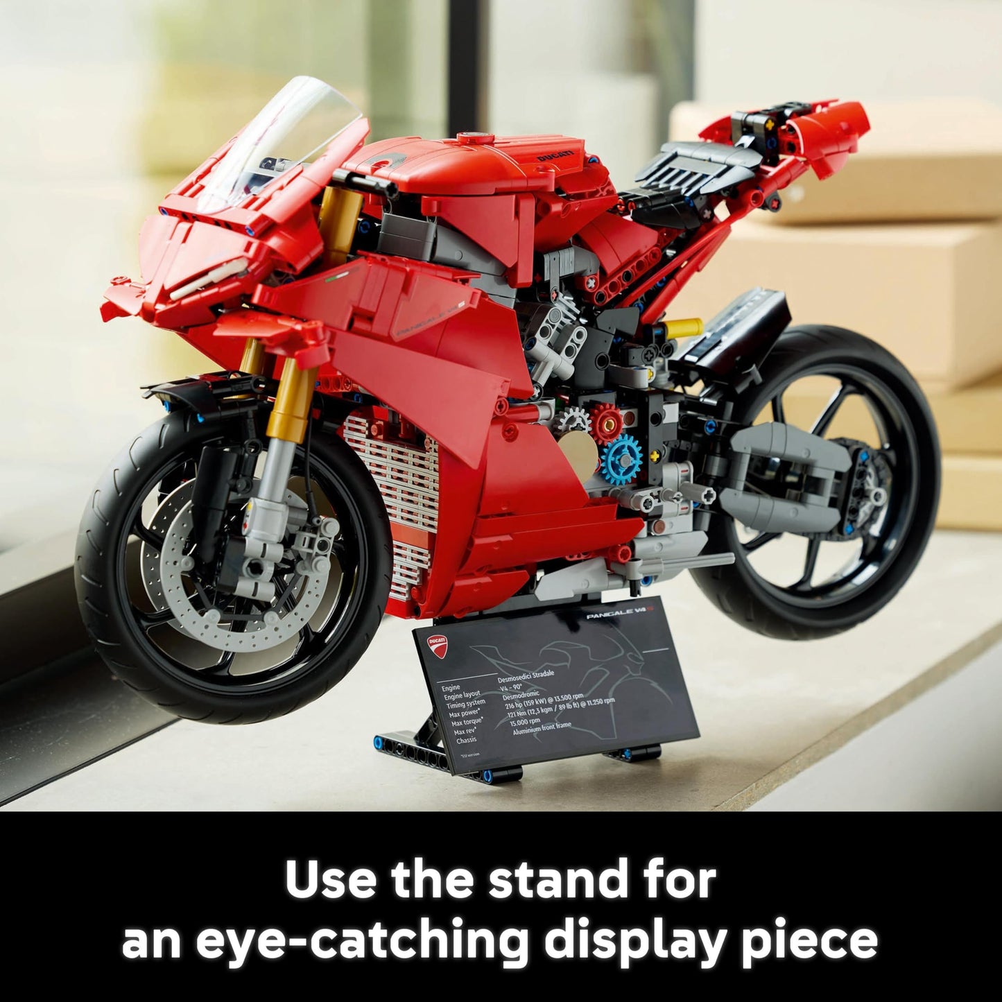LEGO 42202 Technic Ducati Panigale V4 S Motorcycle Model