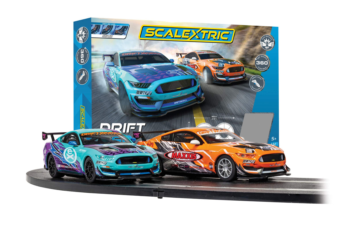Scalextric C1421M Drift 360 Race Set