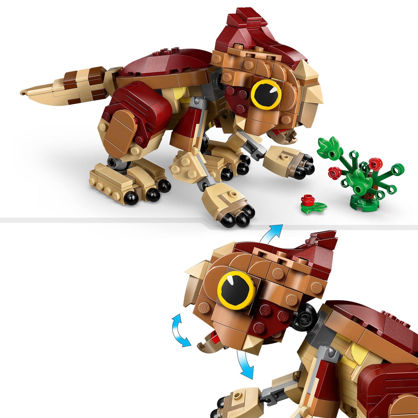 LEGO 76970 Jurassic World Baby Dinosaur Dolores : Aquilops - incl. a Plant with Flowers