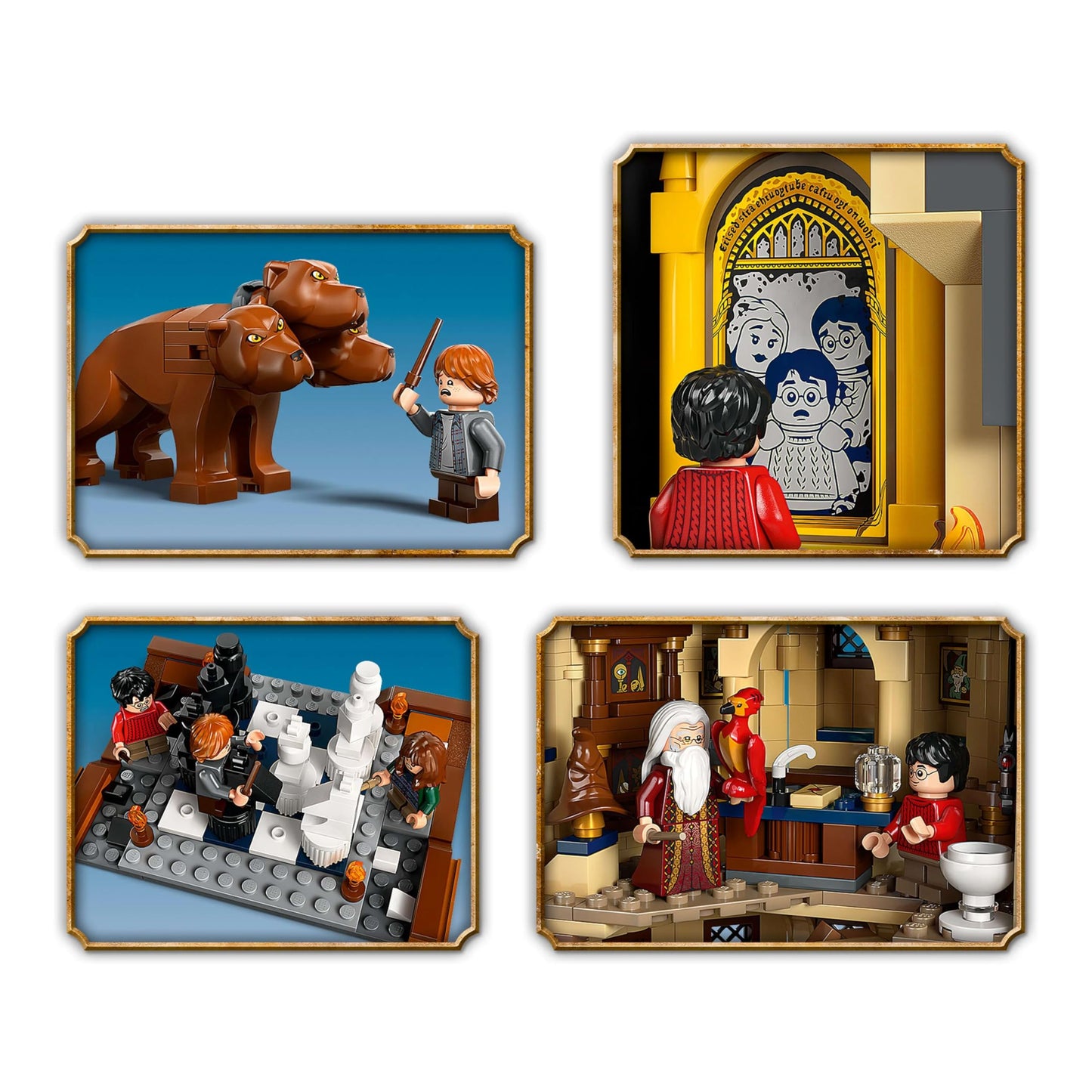 LEGO 76454 Harry Potter Hogwarts Castle : The Main Tower with Modular Flying Key & Wizard Chess Rooms, plus 12 Minifigures
