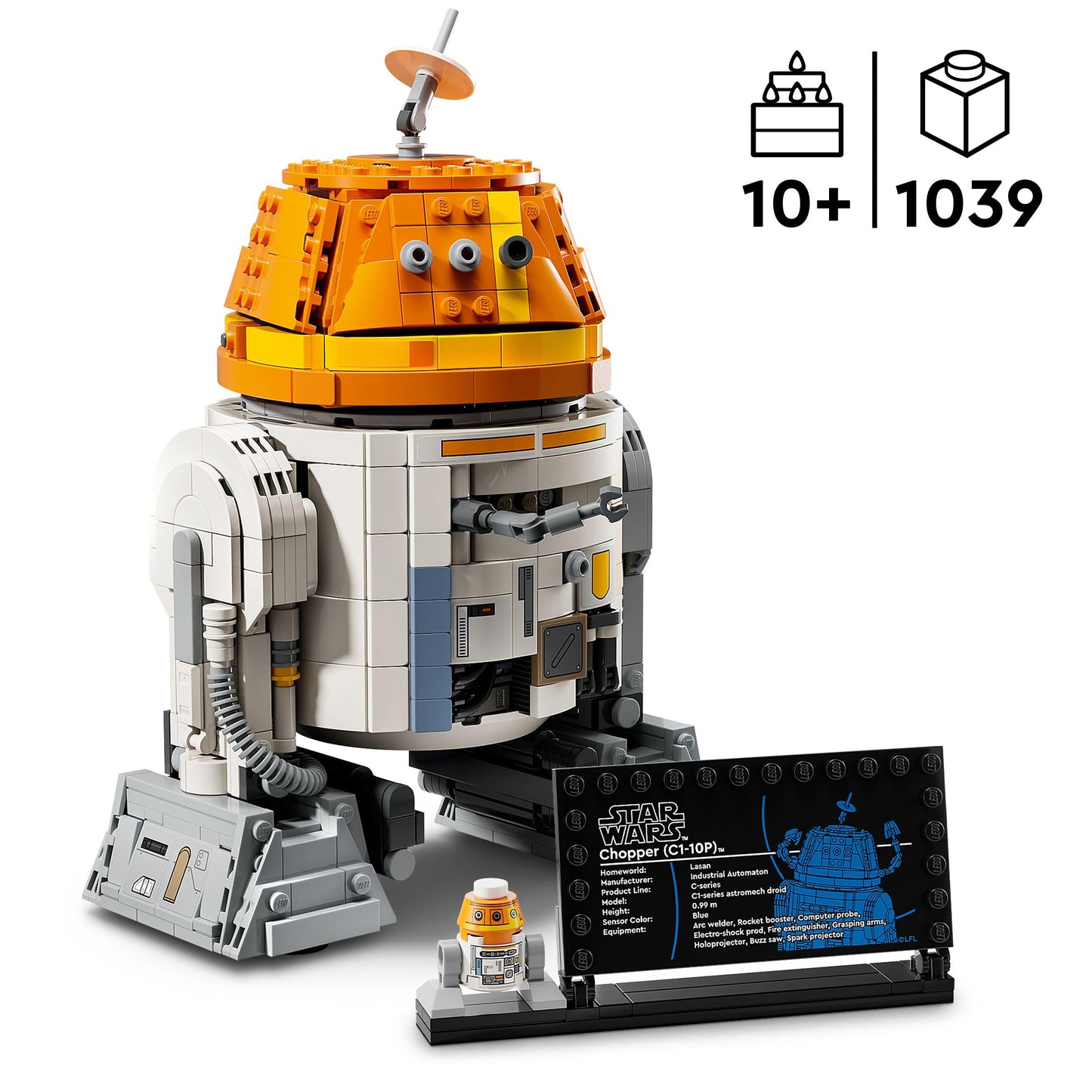 LEGO Star Wars 75416 Chopper (C1-10P) Astromech Droid Figure