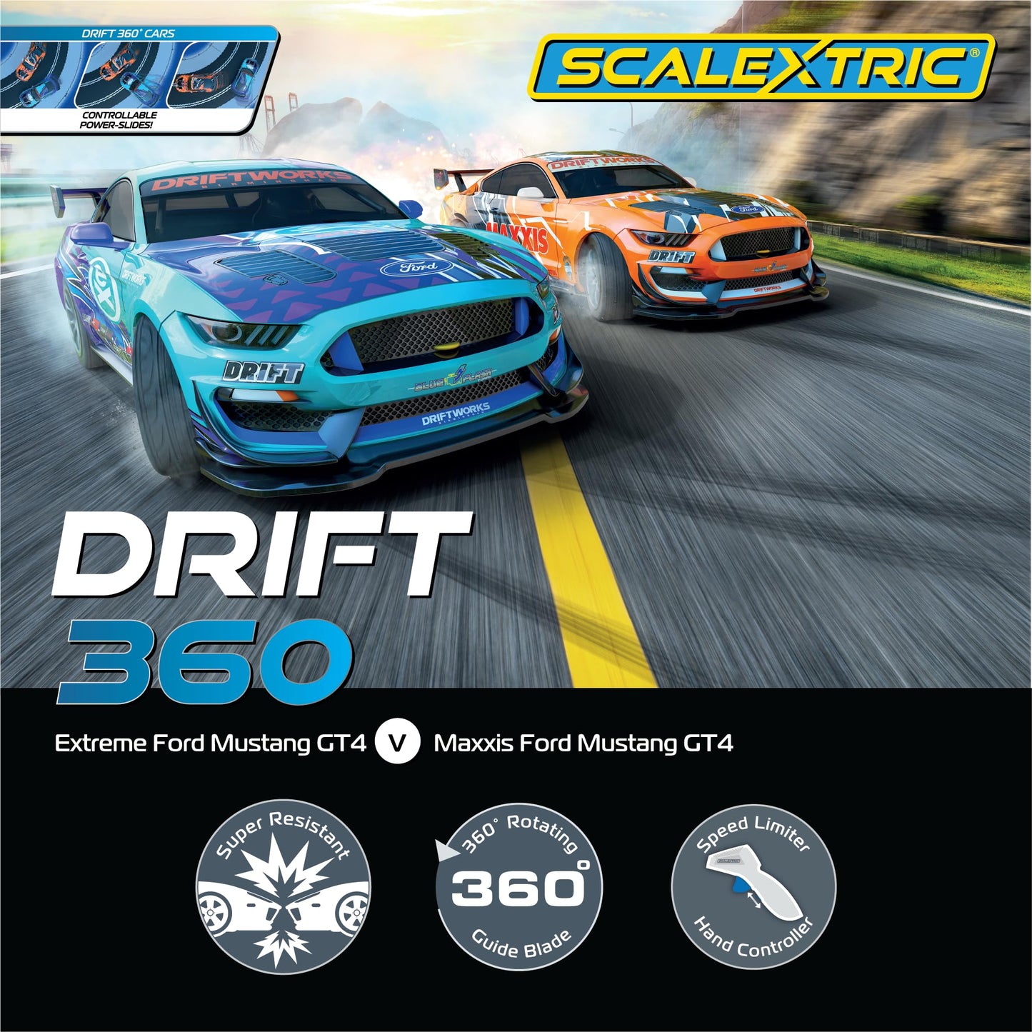 Scalextric C1421M Drift 360 Race Set