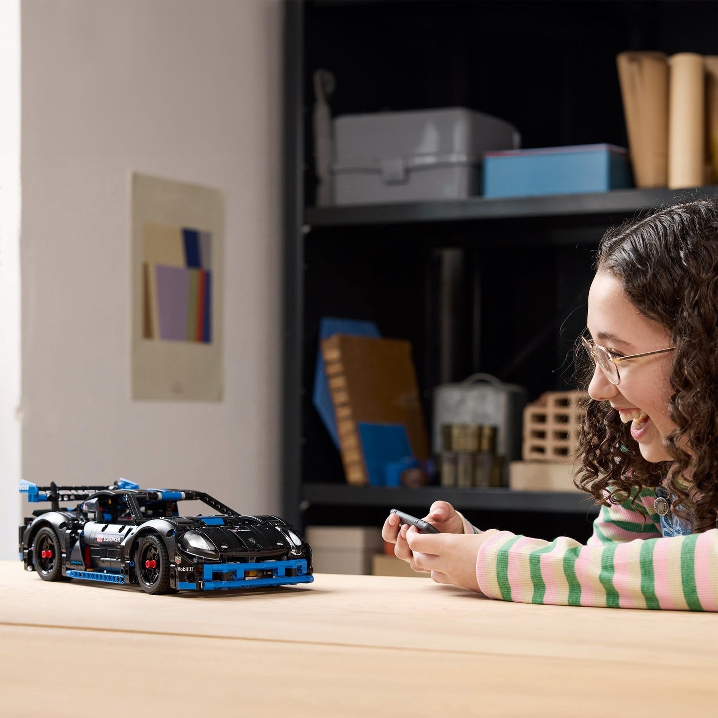 LEGO 42176 Technic Porsche GT4 e-Performance Race Car Toy for 10 Plus Year Old Boys & Girls, Model Vehicle with Remote Control Action