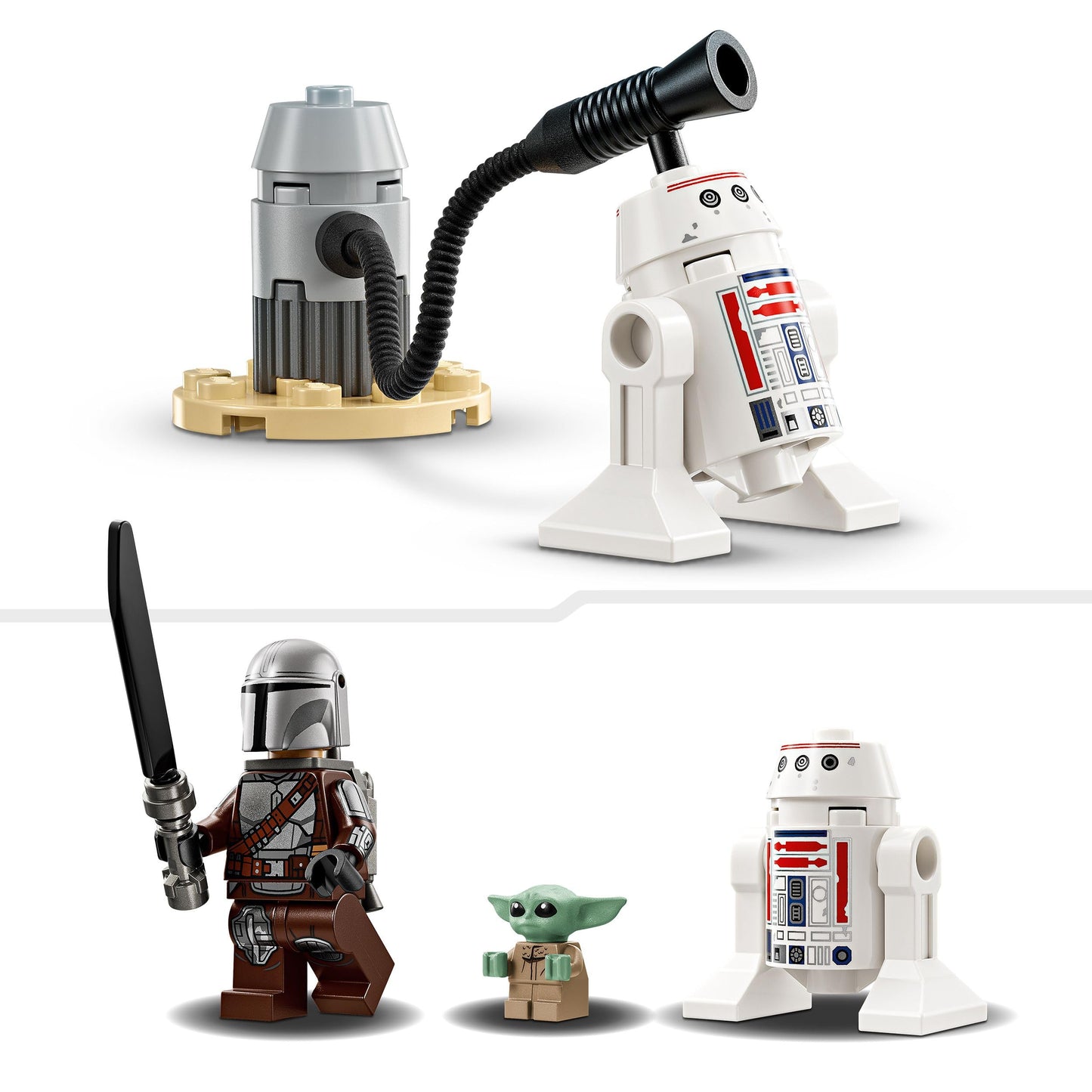 LEGO 75410 Star Wars Mando and Grogu's N-1 Starfighter