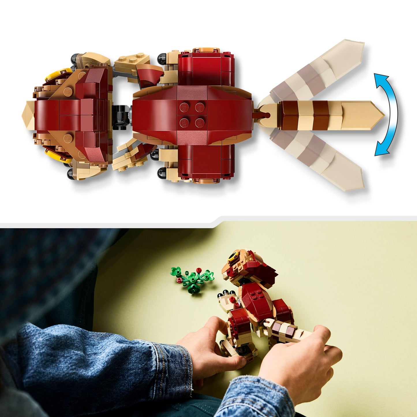 LEGO 76970 Jurassic World Baby Dinosaur Dolores : Aquilops - incl. a Plant with Flowers