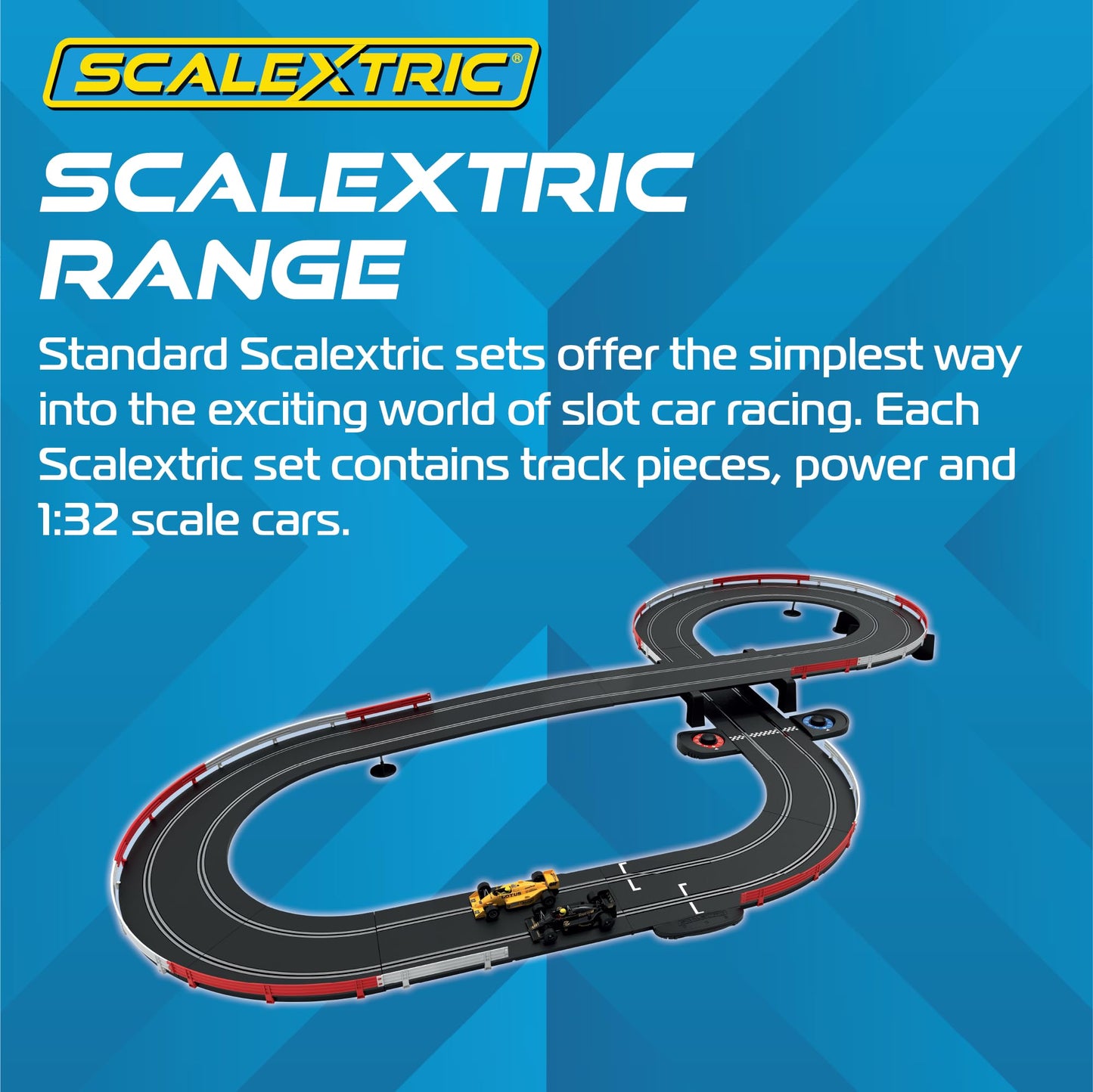 Scalextric C1432M Grand Prix 1980 Retro Race Set