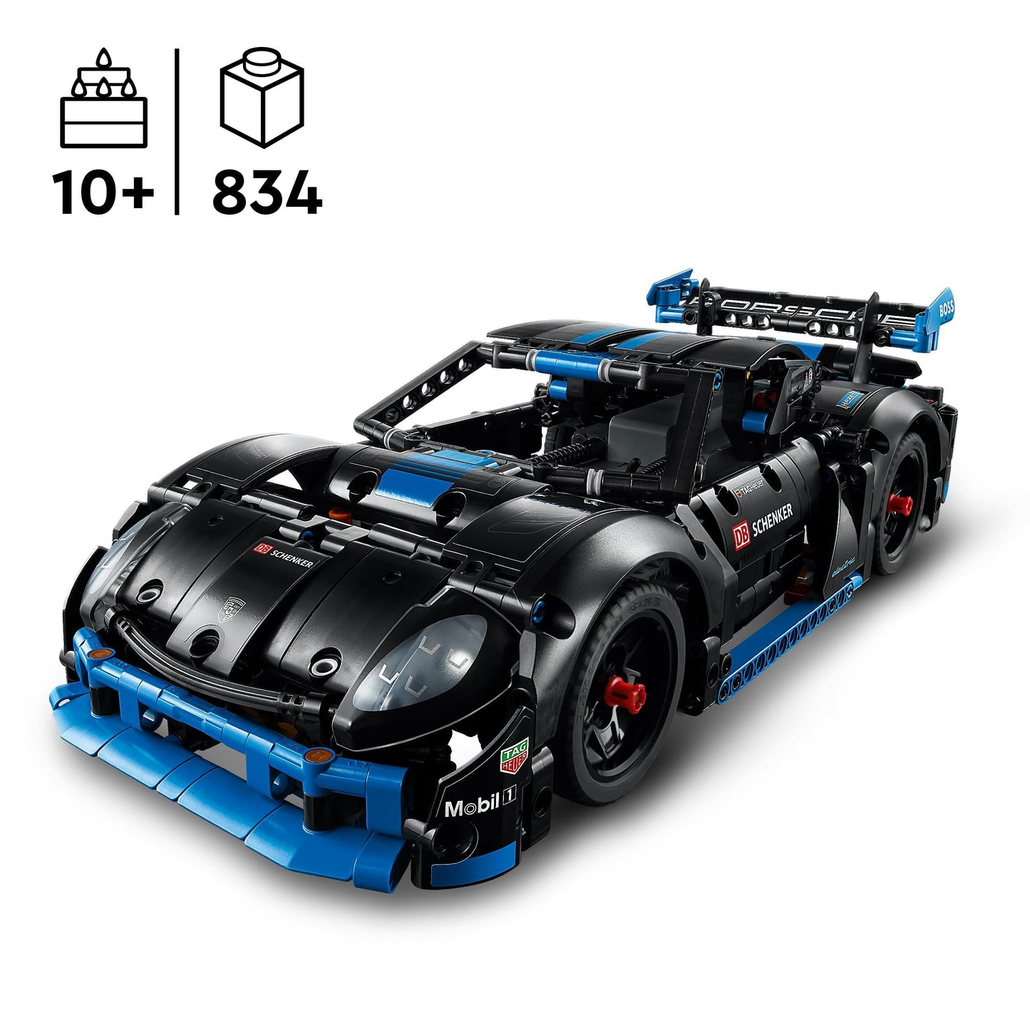 LEGO 42176 Technic Porsche GT4 e-Performance Race Car Toy for 10 Plus Year Old Boys & Girls, Model Vehicle with Remote Control Action