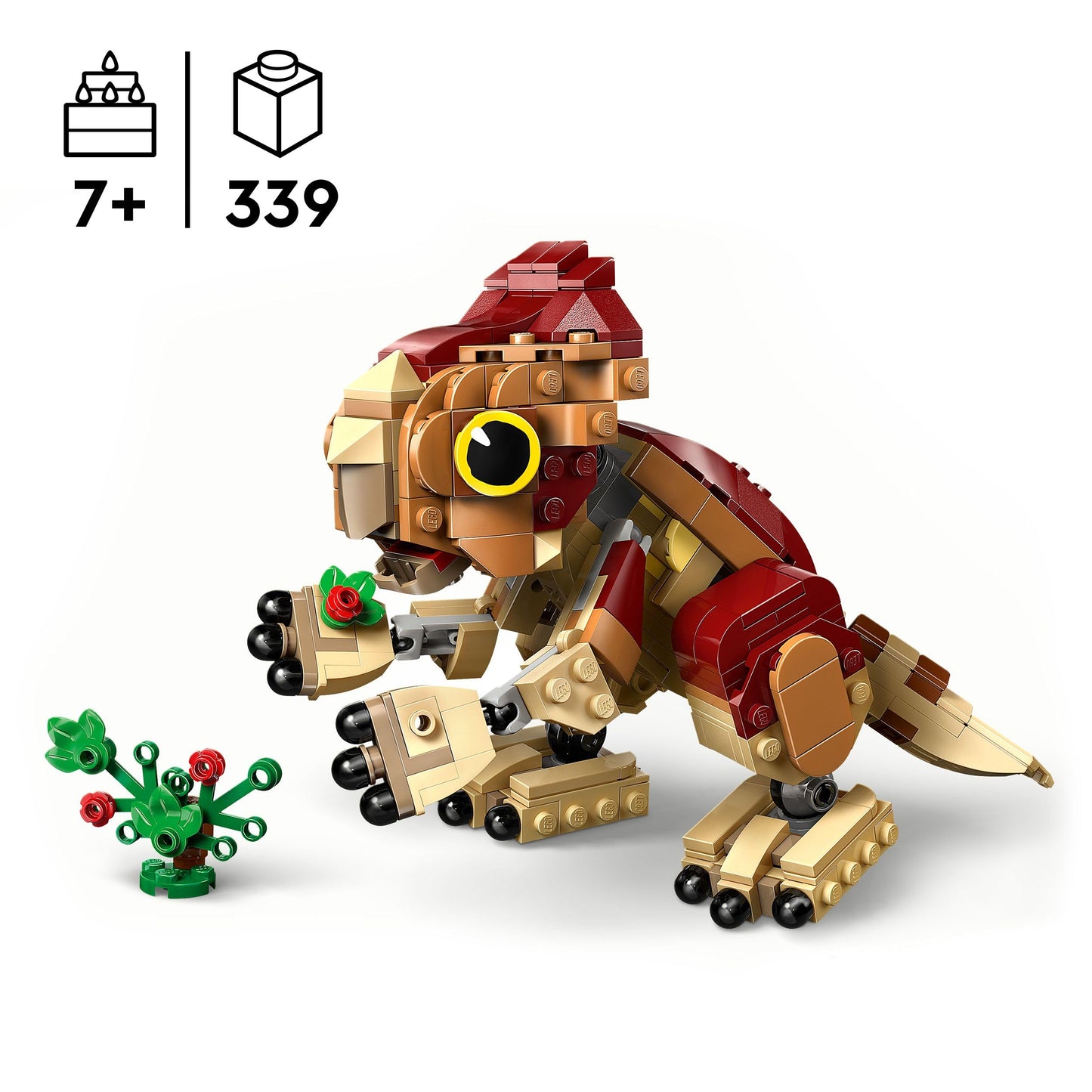 LEGO 76970 Jurassic World Baby Dinosaur Dolores : Aquilops - incl. a Plant with Flowers