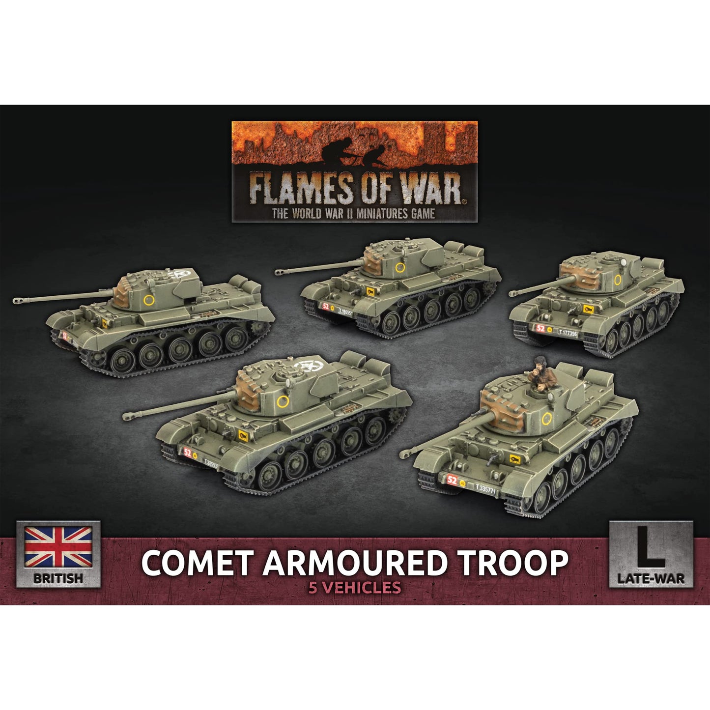 Flames of War - British Comet Armoured Troop - BBX71