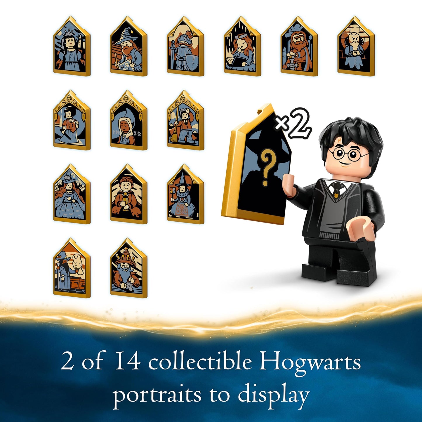 LEGO Harry Potter Hogwarts Castle : Potions Class Set with 4 Character Minifigures Incl. Hermione Granger