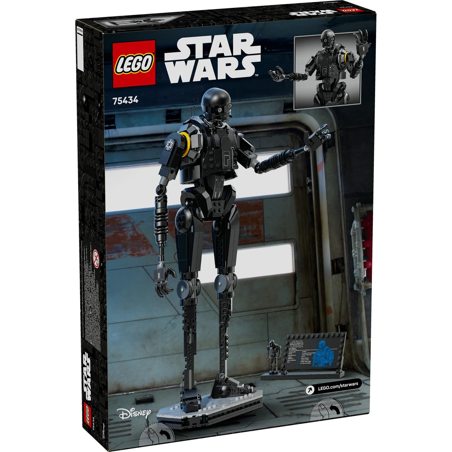 LEGO Star Wars 75434 K-2SO Security Droid Figure - Posable Play Age 10+ & Display