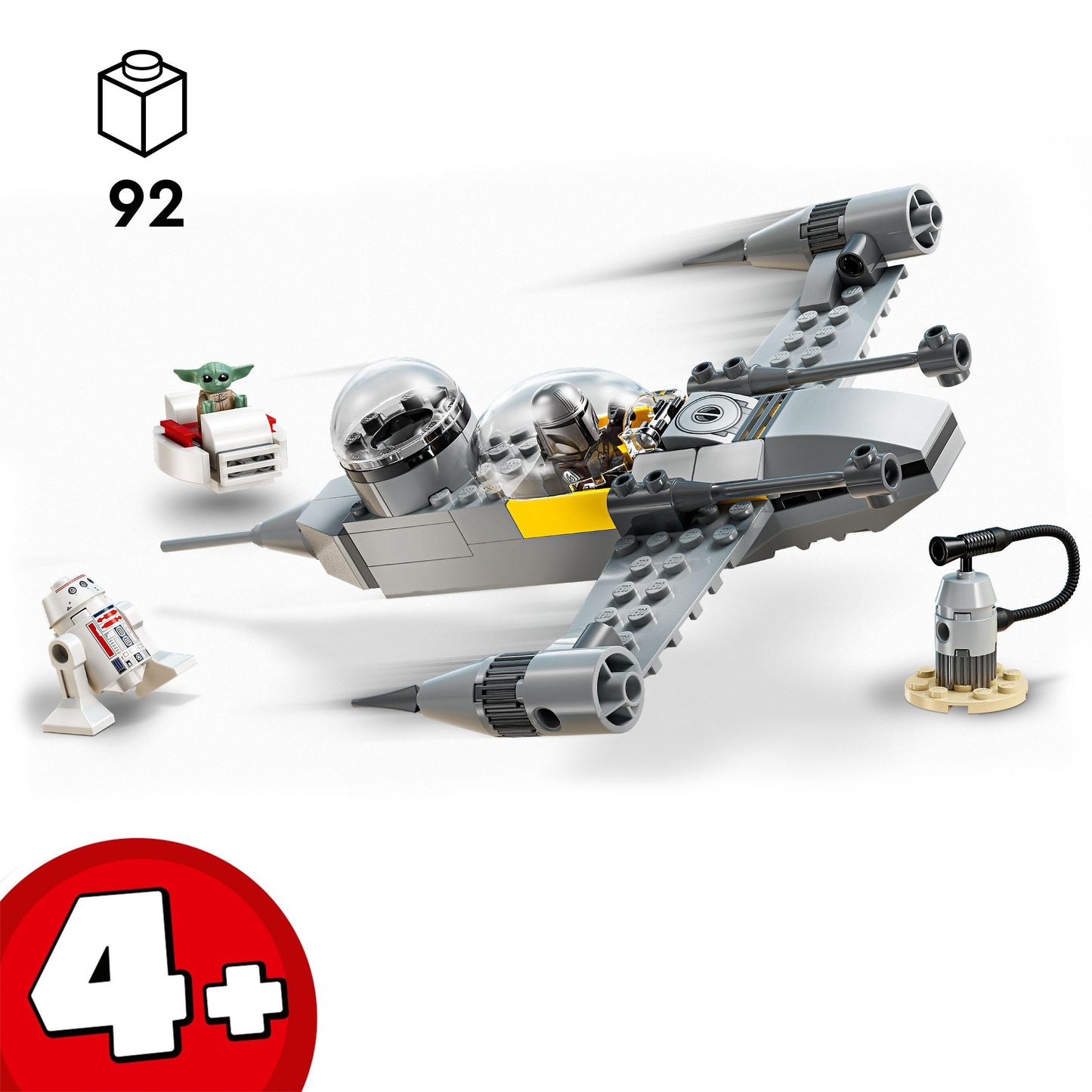 LEGO 75410 Star Wars Mando and Grogu's N-1 Starfighter