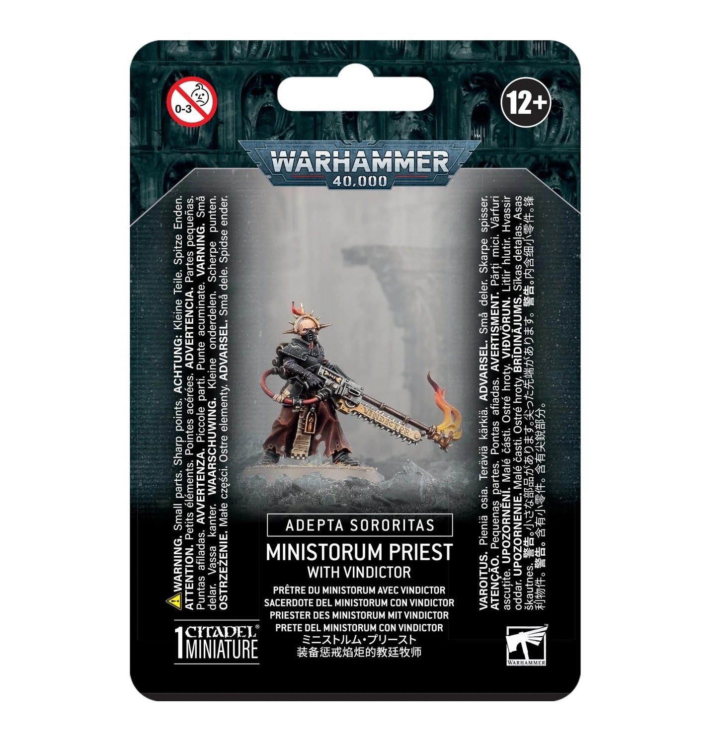 Games Workshop - Warhammer 40,000 - Adepta Sororitas : Ministorum Priest with Vindictor