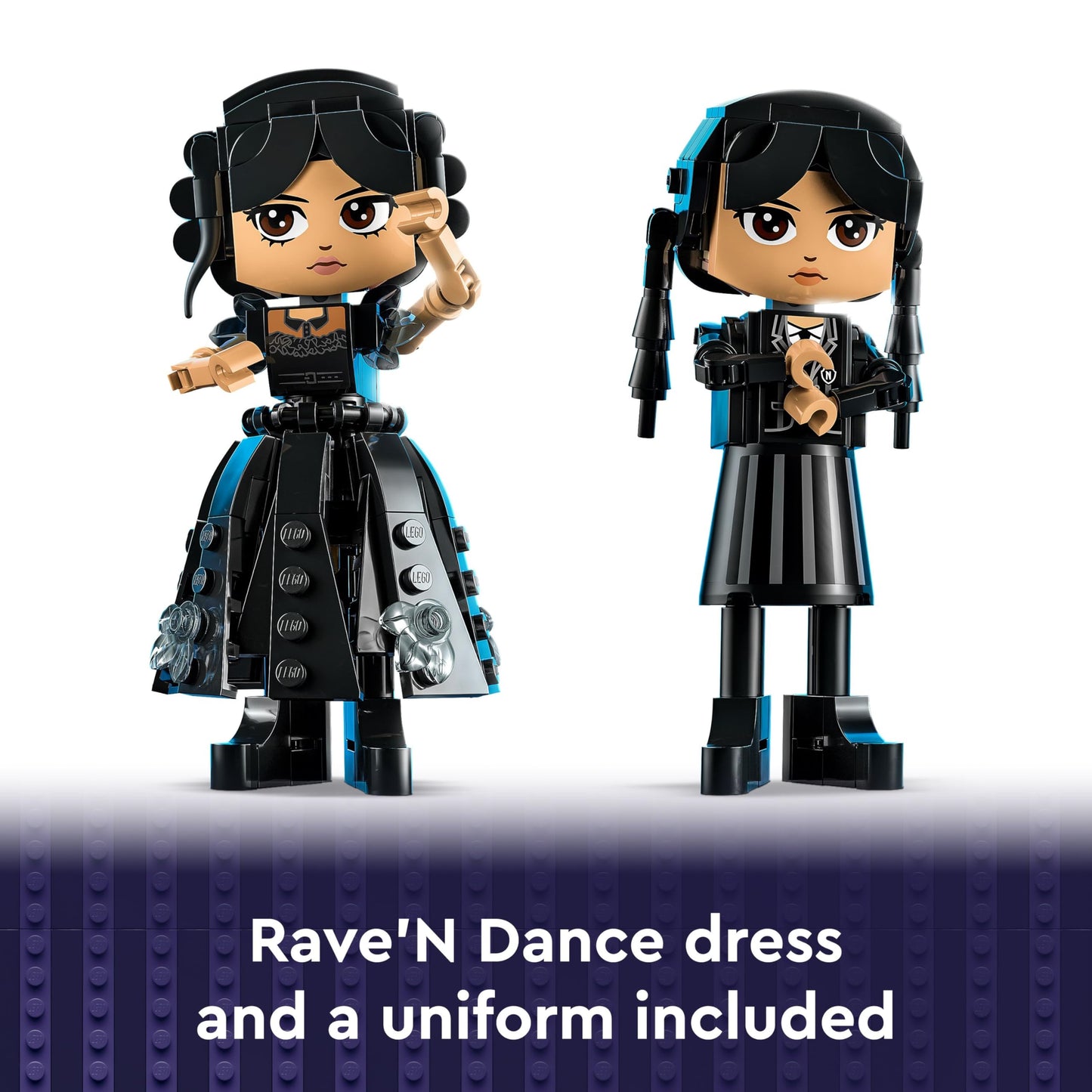 LEGO 76780 Wednesday Addams Figure - Includes 2 Faces & Outfits, plus Classic Character Thing