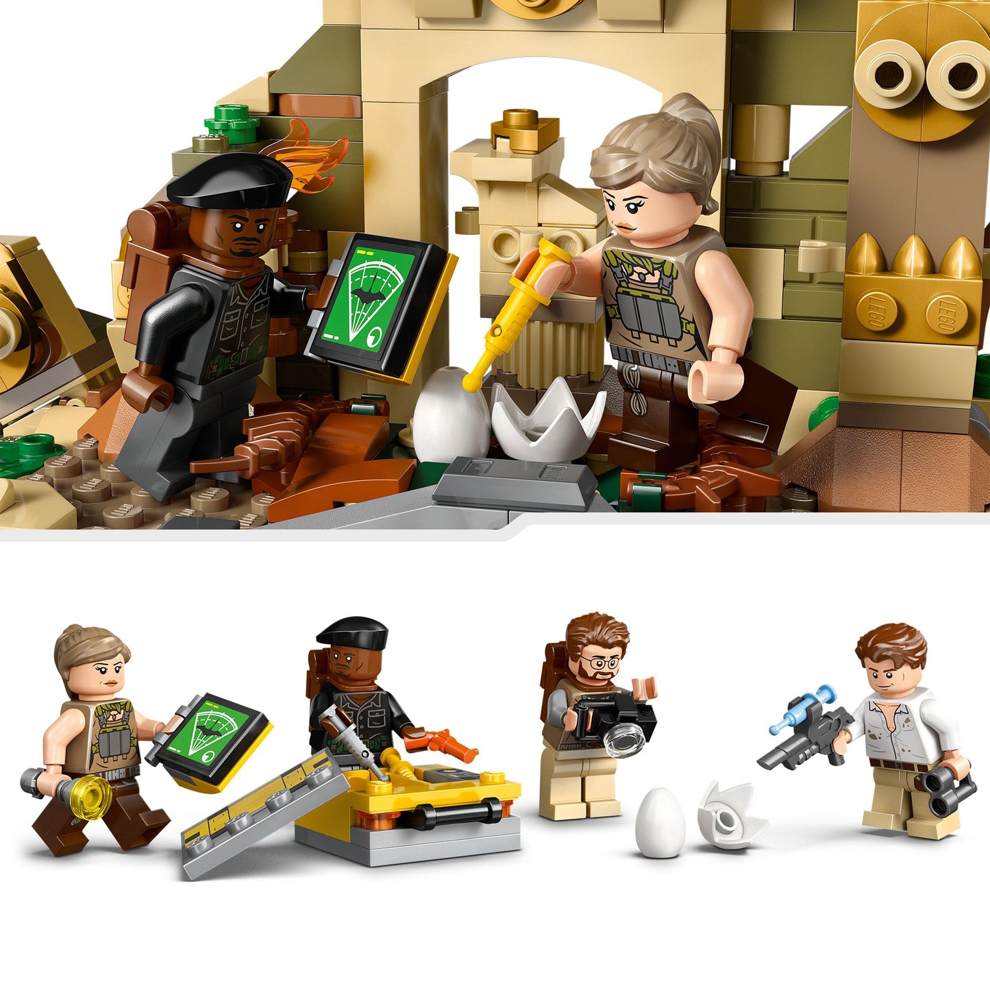 LEGO 76976 Jurassic World Spinosaurus & Quetzalcoatlus Air Mission Toy - incl. 2 Dinosaur Figures, Truck & Helicopter Toys plus 4 Minifigures