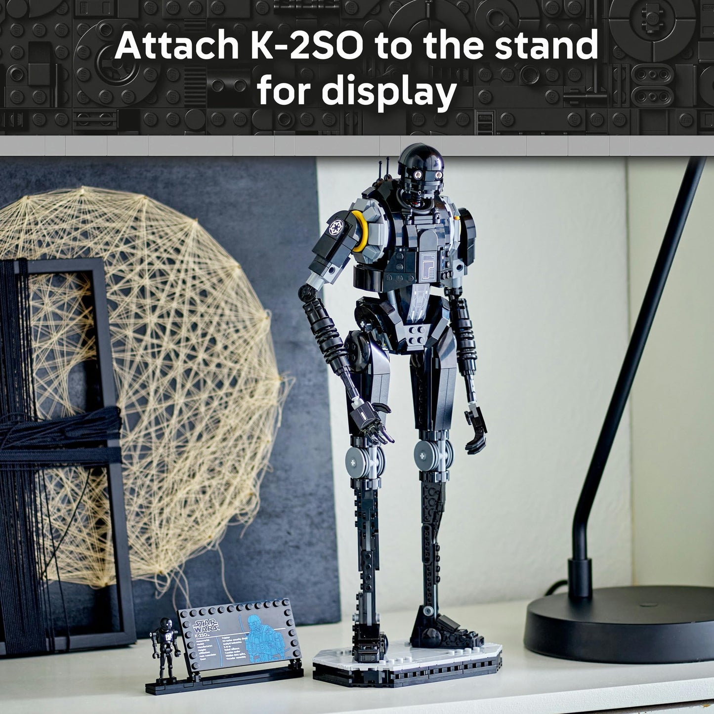 LEGO Star Wars 75434 K-2SO Security Droid Figure - Posable Play Age 10+ & Display