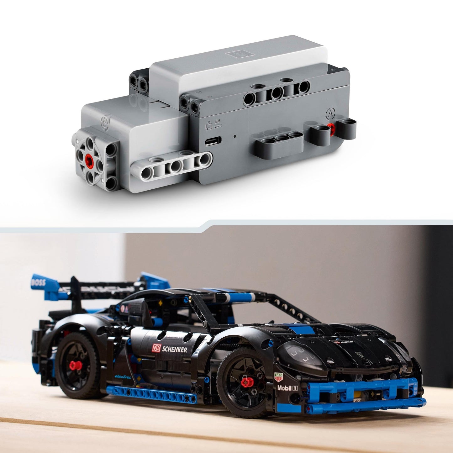 LEGO 42176 Technic Porsche GT4 e-Performance Race Car Toy for 10 Plus Year Old Boys & Girls, Model Vehicle with Remote Control Action