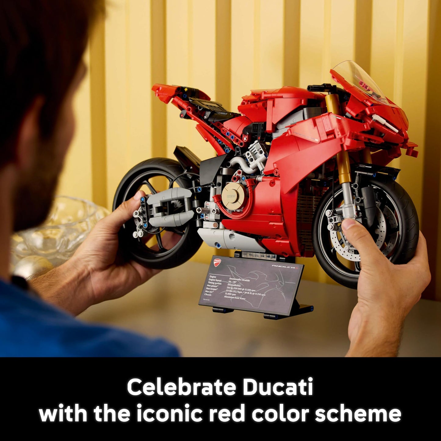 LEGO 42202 Technic Ducati Panigale V4 S Motorcycle Model