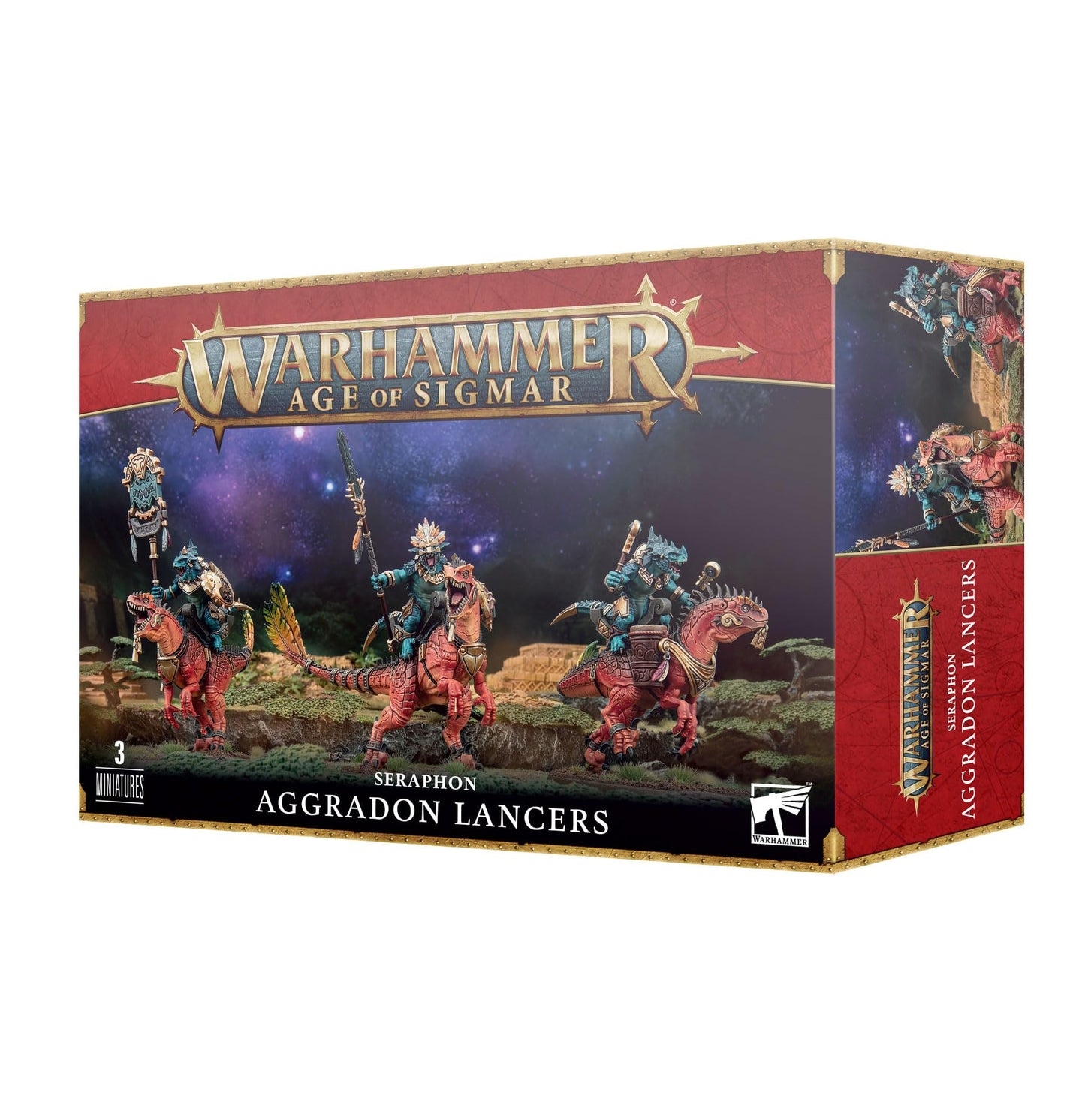 Games Workshop - Warhammer Age of Sigmar - Seraphon : Aggradon Lancers