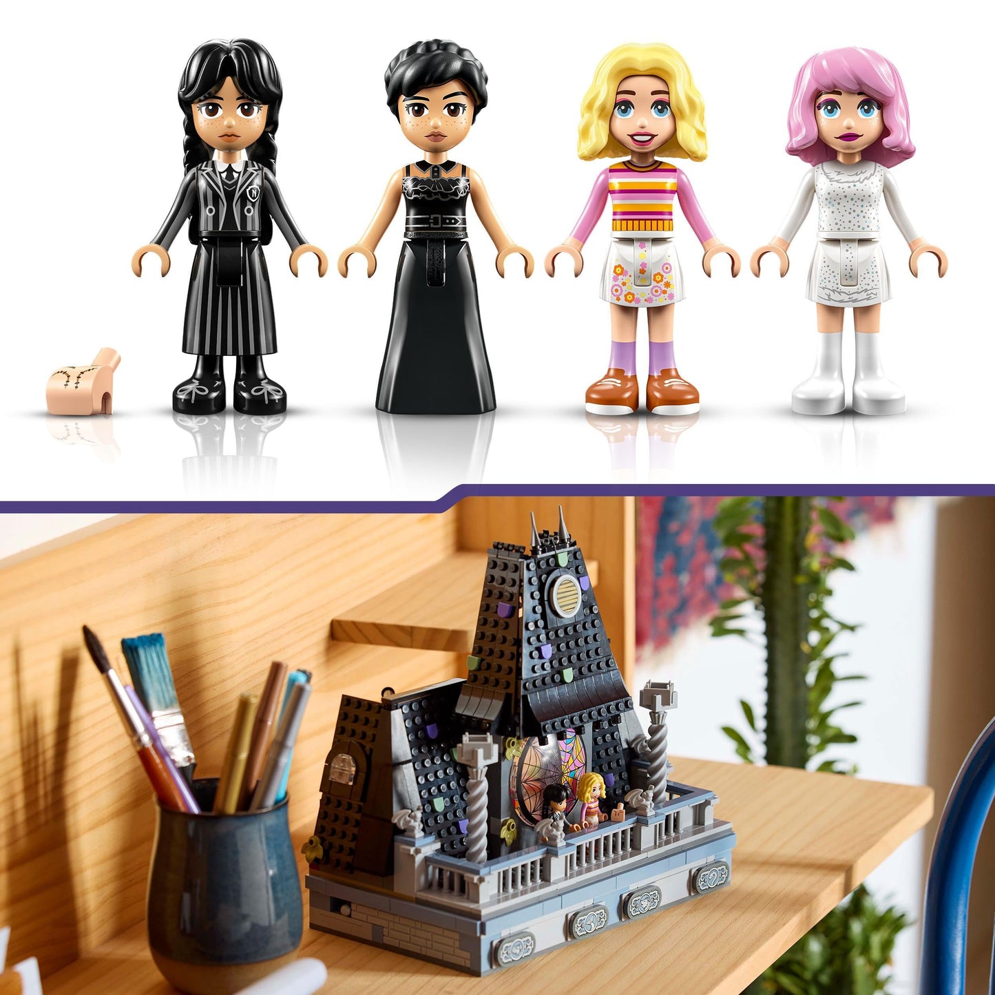 LEGO 76781 Wednesday & Enid's Dorm Room