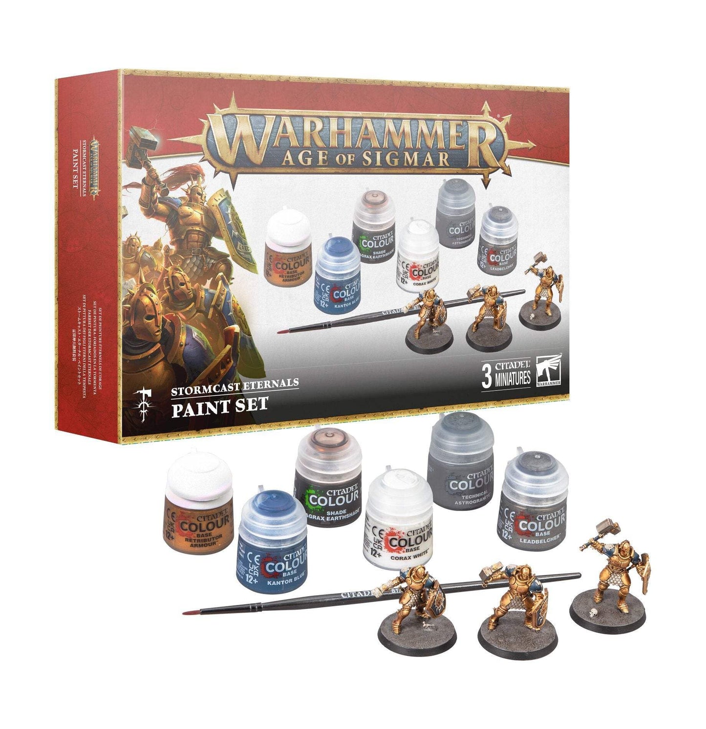Warhammer Age of Sigmar - Stormcast Eternals + Paint Set (2024 3rd Edition) - Games Workshop FBA