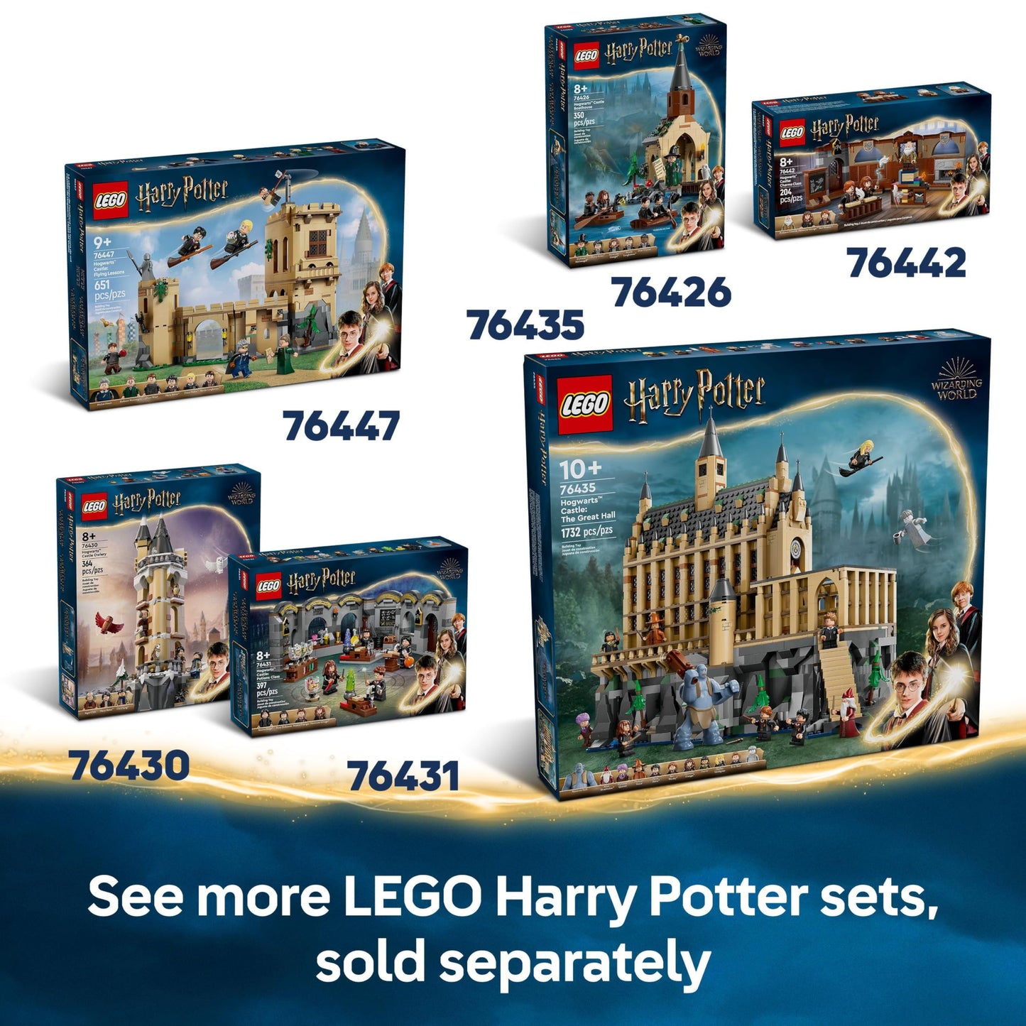 LEGO 76446 Harry Potter Knight Bus Adventure with 5 Collectible Minifigures plus Accessories incl. Wands