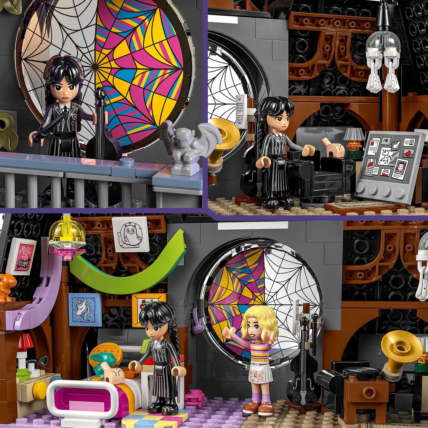 LEGO 76781 Wednesday & Enid's Dorm Room